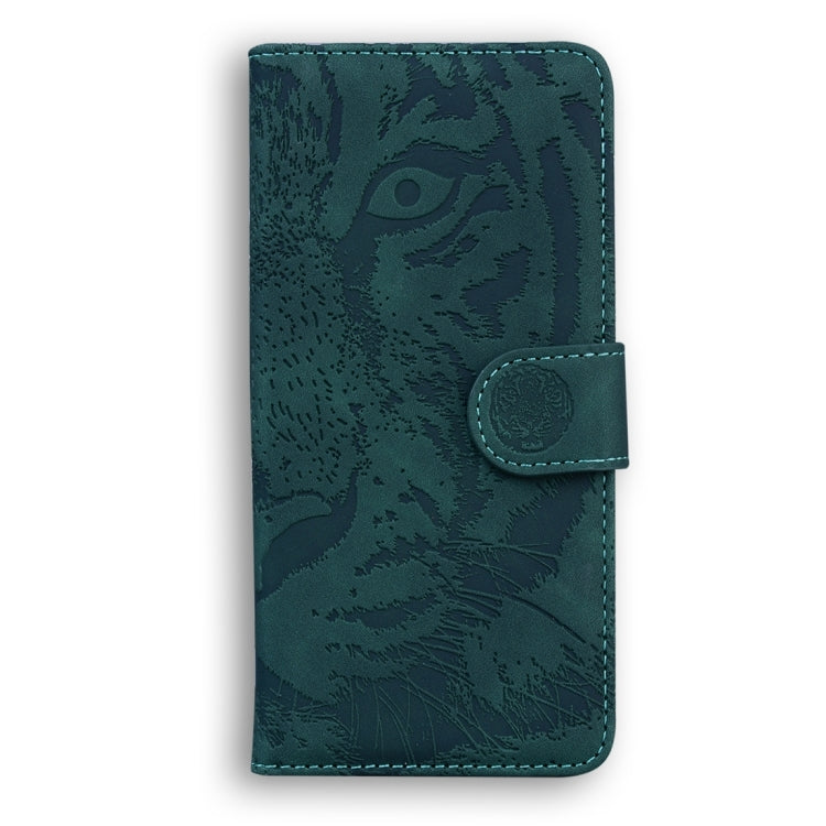 For Infinix Note 30 Tiger Embossing Pattern Flip Leather Phone Case(Green) - free shipping - PMC TechLife - Order now!