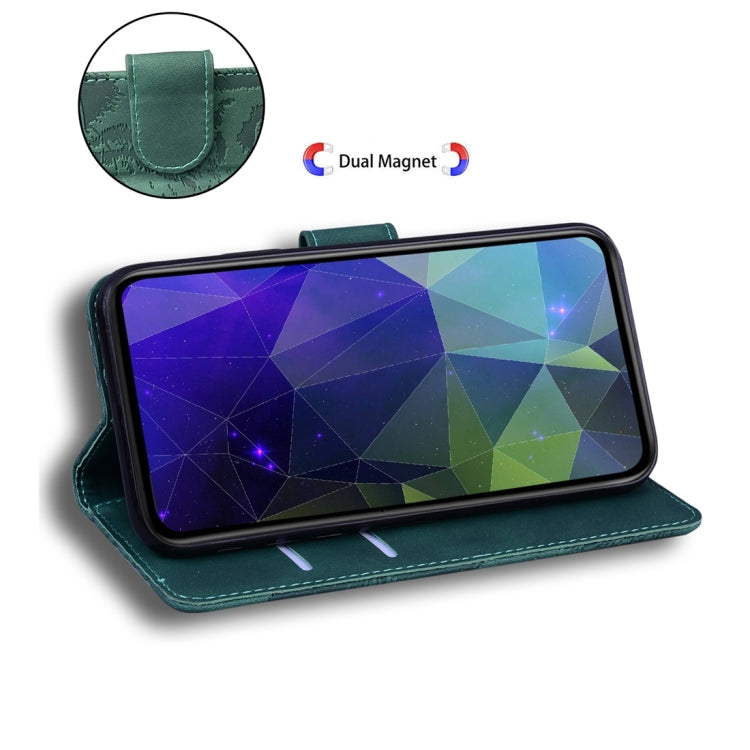 For Infinix Note 30 Tiger Embossing Pattern Flip Leather Phone Case(Green) - free shipping - PMC TechLife - Order now!