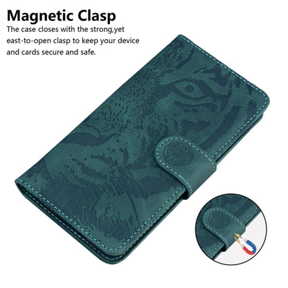 For Infinix Note 30 Tiger Embossing Pattern Flip Leather Phone Case(Green) - Infinix Cases by PMC Jewellery | Online Shopping South Africa | PMC Jewellery