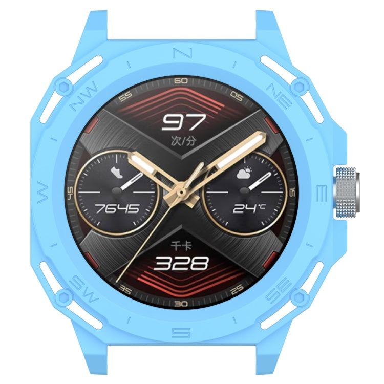 For Huawei Watch GT Cyber Armor Hollow Watch Protective Case(Sky Blue) - Watch Cases by PMC Jewellery | Online Shopping South Africa | PMC Jewellery