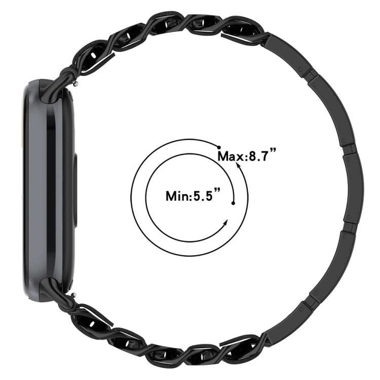 For Xiaomi Mi Band 8 Bracelet Replacement Watch Band(Black) - Watch Bands by PMC Jewellery | Online Shopping South Africa | PMC Jewellery