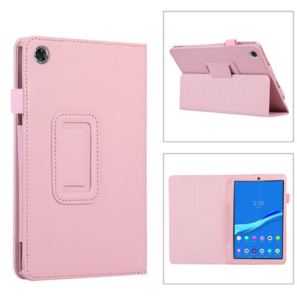 For Lenovo Tab M8 4th Gen Litchi Texture Leather Tablet Case(Pink) - For Lenovo by PMC Jewellery | Online Shopping South Africa | PMC Jewellery