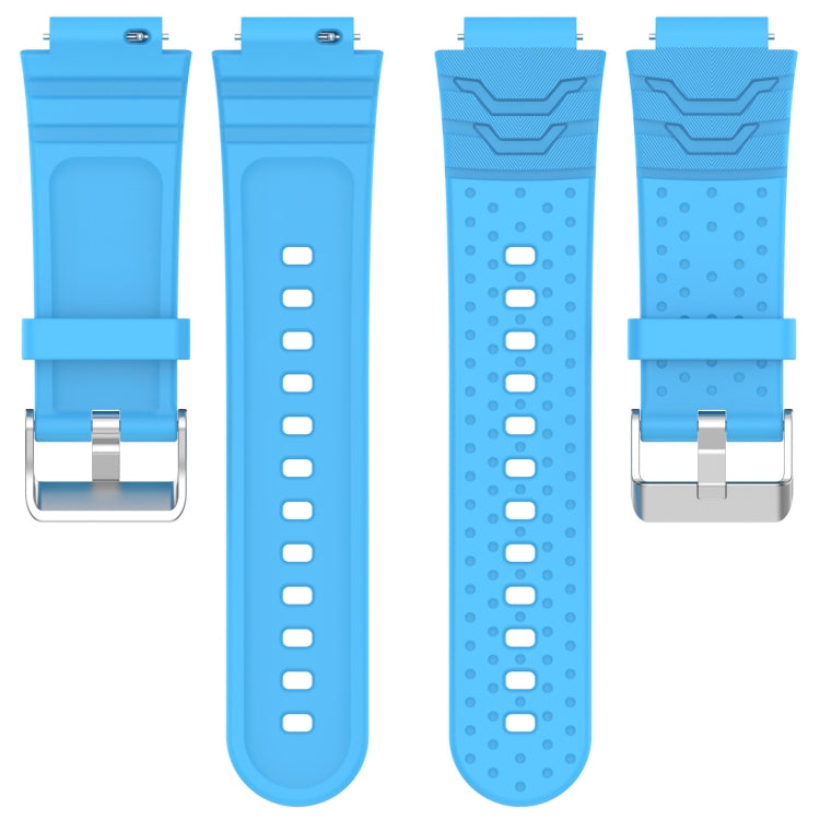 For Xplora X5 / X5 Play Children Watch Silicone Replacement Watch Band(Sky Blue) - Watch Bands by PMC Jewellery | Online Shopping South Africa | PMC Jewellery