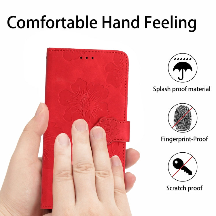 For Xiaomi 12T  / 12T Pro Flower Embossing Pattern Leather Phone Case(Red) - free shipping - PMC TechLife - Order now!