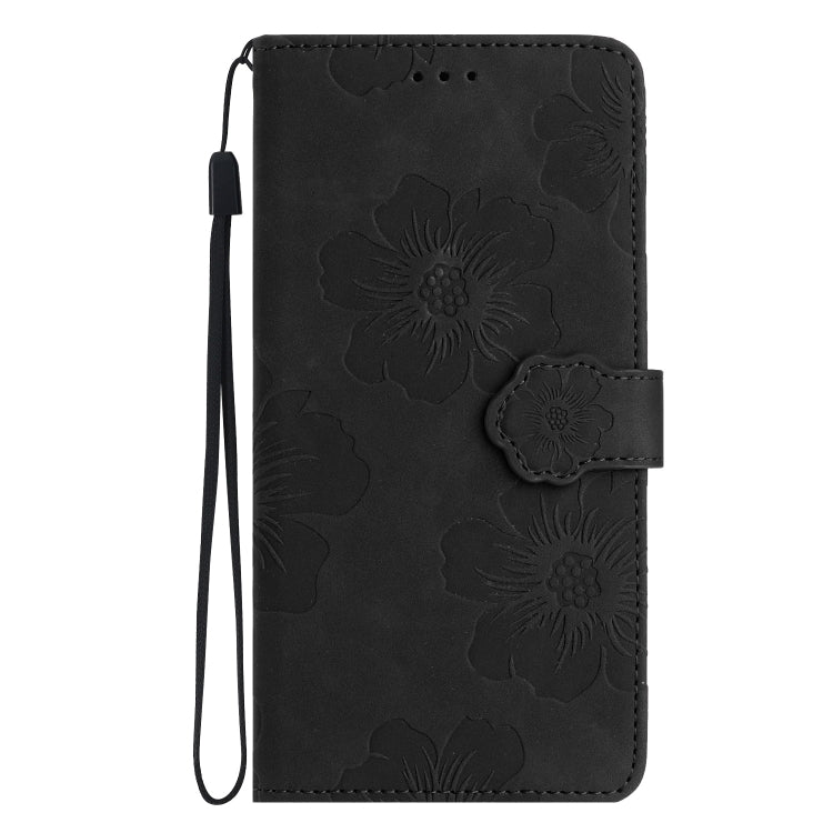 For Xiaomi Redmi 9A Flower Embossing Pattern Leather Phone Case(Black) - free shipping - PMC TechLife - Order now!