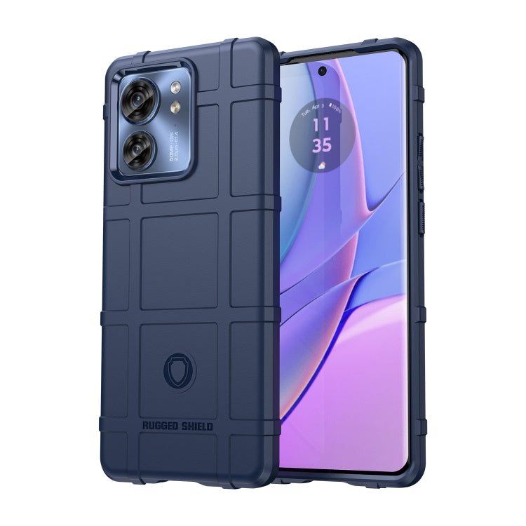 For Motorola Moto Egde 40 Full Coverage Shockproof TPU Phone Case(Blue) - Motorola Cases by PMC Jewellery | Online Shopping South Africa | PMC Jewellery