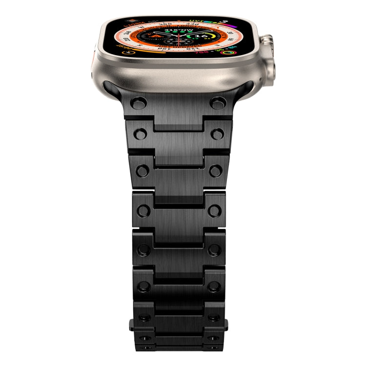 Double Rows Metal Watch Band For Apple Watch 2 42mm(Black) - Watch Bands by PMC TechLife | Online Shopping South Africa | PMC TechLife