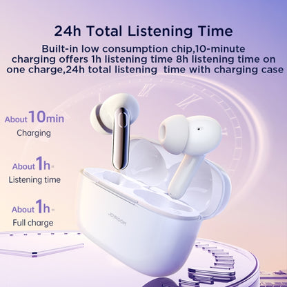 JOYROOM JR-BC1 Jbuds Series True Wireless Noise Reduction Bluetooth Earphone(White) - Bluetooth Earphone by JOYROOM | Online Shopping South Africa | PMC Jewellery | Buy Now Pay Later Mobicred