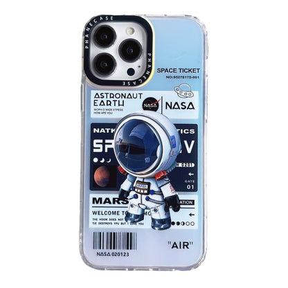 For iPhone 13 Pro Astronaut Pattern Shockproof PC Protective Phone Case(White) - iPhone 13 Pro Cases by PMC Jewellery | Online Shopping South Africa | PMC Jewellery