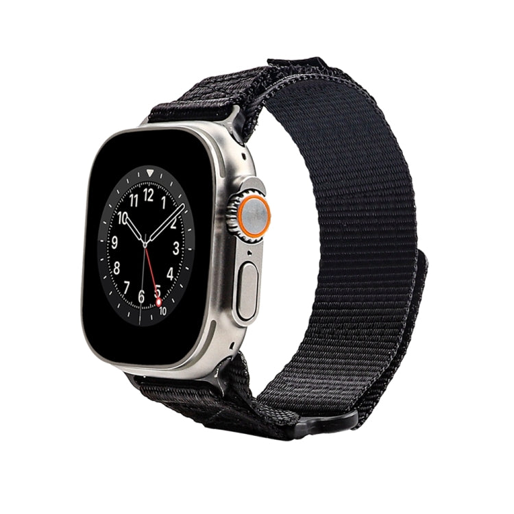 Nylon Two Section Watch Band For Apple Watch 2 38mm(Black) - Watch Bands by PMC TechLife | Online Shopping South Africa | PMC TechLife