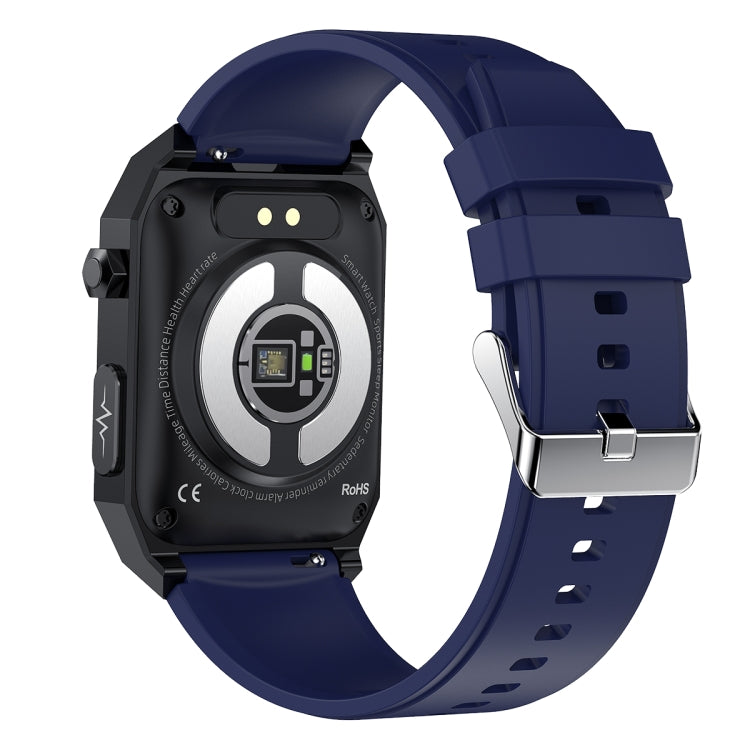 E530 1.91 inch IP68 Waterproof Silicone Band Smart Watch Supports ECG / Non-invasive Blood Sugar(Blue) - Smart Watches by PMC Jewellery | Online Shopping South Africa | PMC Jewellery