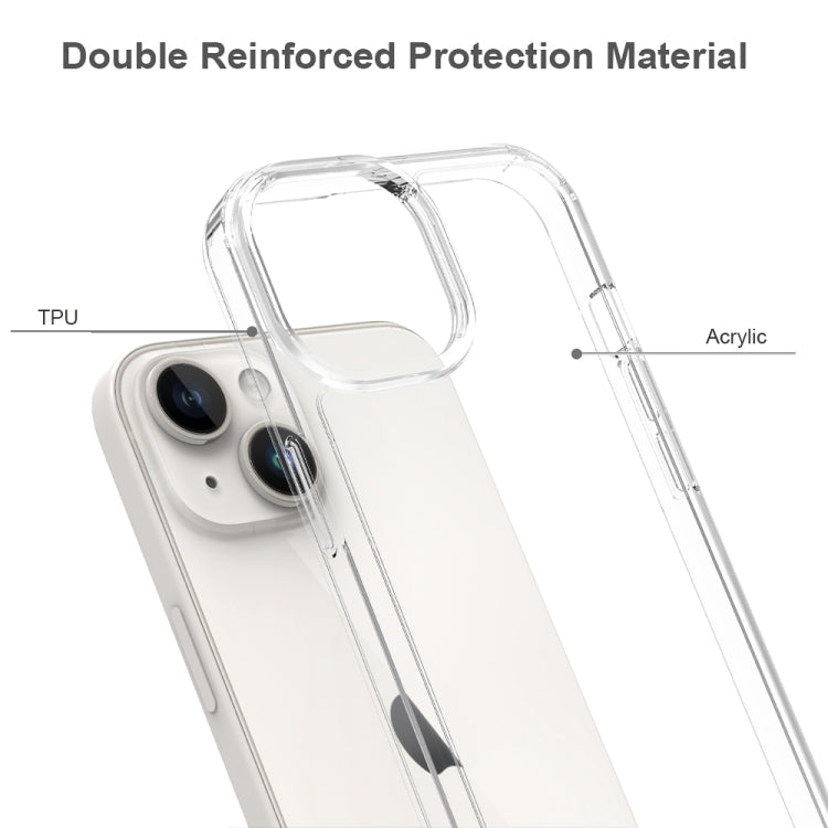 For iPhone 15 Scratchproof Acrylic TPU Phone Case(Transparent) - iPhone 15 Cases by PMC TechLife | Online Shopping South Africa | PMC TechLife | Buy Now Pay Later Mobicred