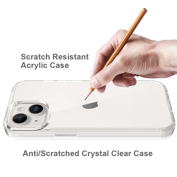 For iPhone 15 Scratchproof Acrylic TPU Phone Case(Transparent) - iPhone 15 Cases by PMC TechLife | Online Shopping South Africa | PMC TechLife | Buy Now Pay Later Mobicred