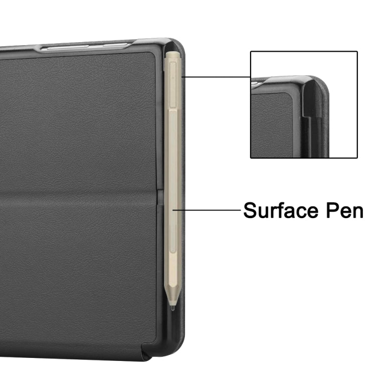 For Microsoft Surface Go 2 / Surface Go Voltage Elastic Texture Horizontal Flip Leather Case with Holder(Grey) - Others by PMC TechLife | Online Shopping South Africa | PMC TechLife | Buy Now Pay Later Mobicred