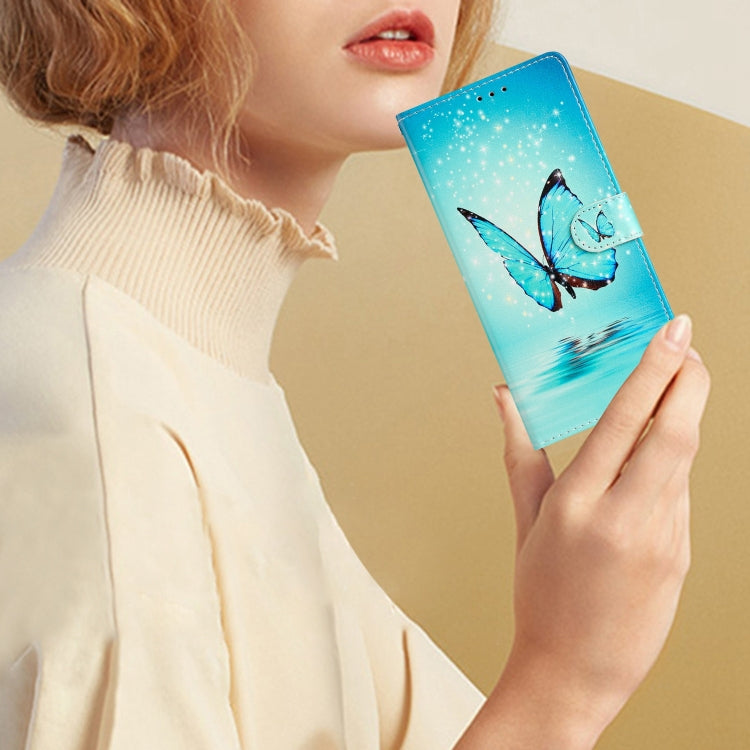 For Xiaomi Redmi 12C Colored Drawing Leather Phone Case(Blue Butterfly) - free shipping - PMC TechLife - Order now!