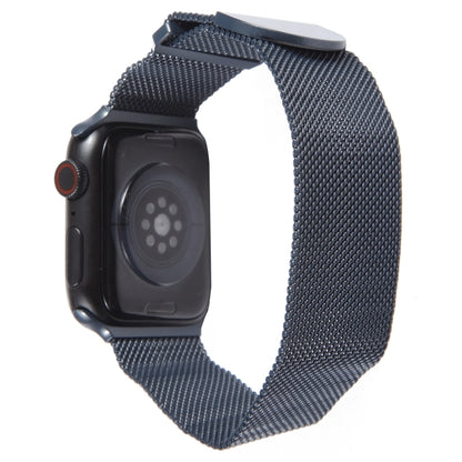 For Apple Watch 8 41mm Milanese Metal Magnetic Watch Band(Midnight Blue) - Watch Bands by PMC Jewellery | Online Shopping South Africa | PMC Jewellery