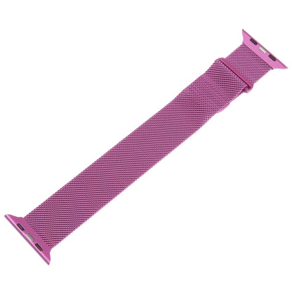 For Apple Watch SE 2022 40mm Milanese Metal Magnetic Watch Band(Purple) - Watch Bands by PMC Jewellery | Online Shopping South Africa | PMC Jewellery