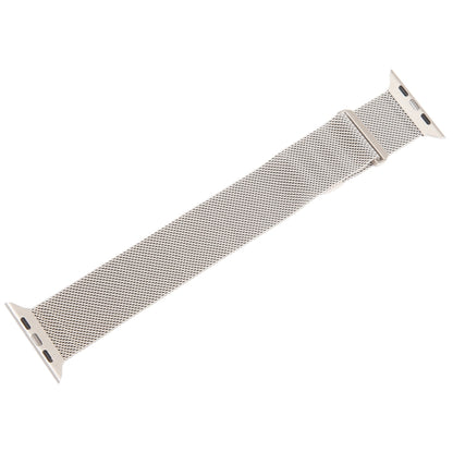 For Apple Watch SE 2022 44mm Milanese Metal Magnetic Watch Band(Starlight) - Watch Bands by PMC Jewellery | Online Shopping South Africa | PMC Jewellery