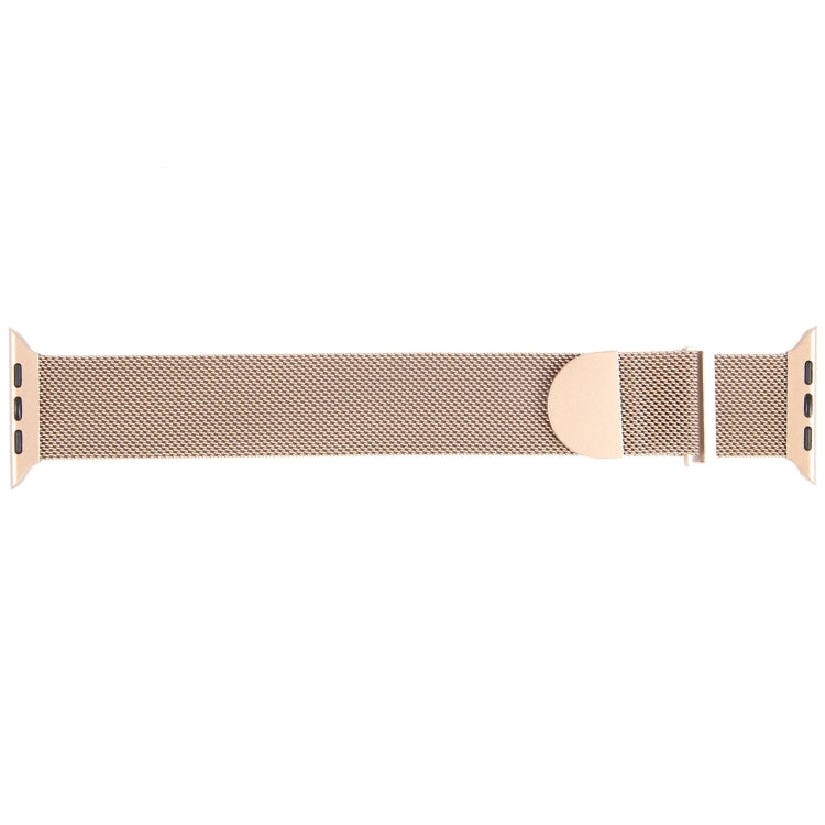 For Apple Watch SE 2022 44mm Milanese Metal Magnetic Watch Band(Retro Gold) - Watch Bands by PMC Jewellery | Online Shopping South Africa | PMC Jewellery