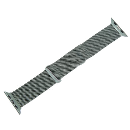 For Apple Watch SE 2022 44mm Milanese Metal Magnetic Watch Band(Pine Green) - Watch Bands by PMC Jewellery | Online Shopping South Africa | PMC Jewellery