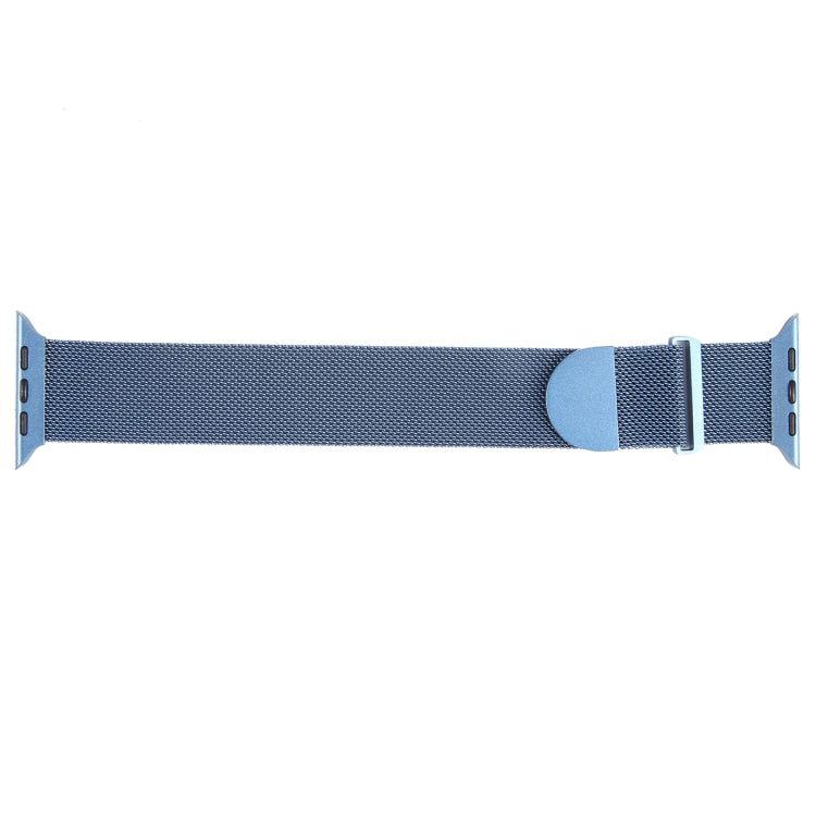 For Apple Watch 7 41mm Milanese Metal Magnetic Watch Band(Blue) - Watch Bands by PMC Jewellery | Online Shopping South Africa | PMC Jewellery