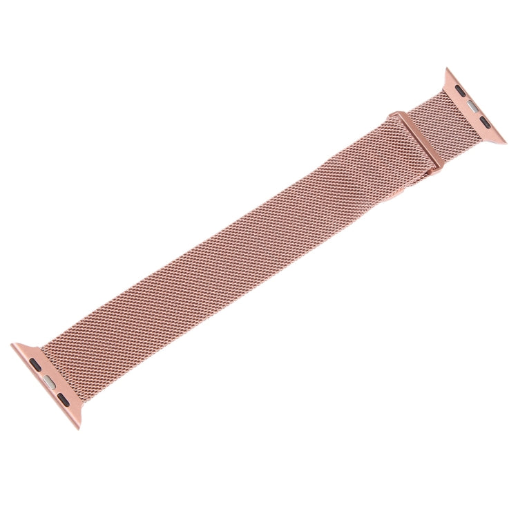 For Apple Watch 7 41mm Milanese Metal Magnetic Watch Band(Pink) - Watch Bands by PMC Jewellery | Online Shopping South Africa | PMC Jewellery