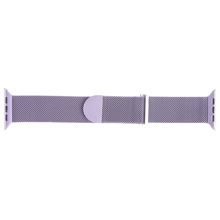 For Apple Watch SE 44mm Milanese Metal Magnetic Watch Band(Lavender Purple) - Watch Bands by PMC Jewellery | Online Shopping South Africa | PMC Jewellery