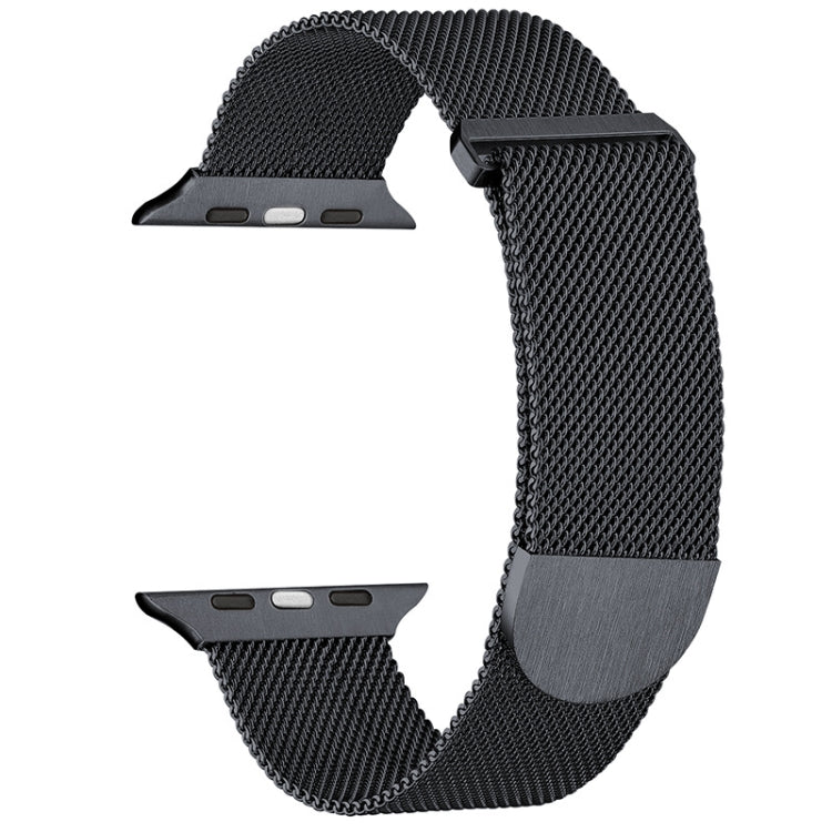 For Apple Watch 6 44mm Milanese Metal Magnetic Watch Band(Gunmetal) - Watch Bands by PMC Jewellery | Online Shopping South Africa | PMC Jewellery