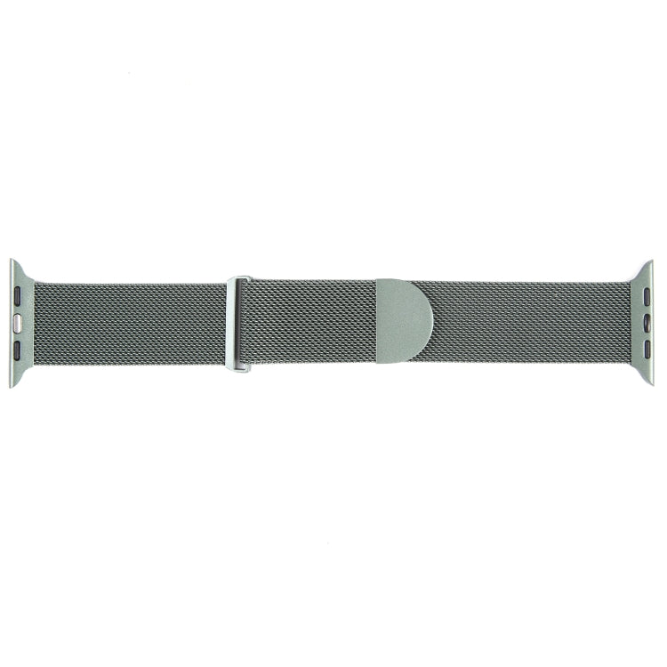 For Apple Watch 2 42mm Milanese Metal Magnetic Watch Band(Pine Green) - Watch Bands by PMC Jewellery | Online Shopping South Africa | PMC Jewellery