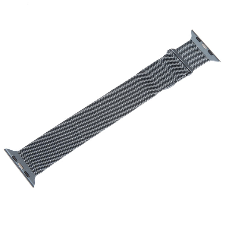 For Apple Watch 42mm Milanese Metal Magnetic Watch Band(Space Grey) - Watch Bands by PMC TechLife | Online Shopping South Africa | PMC TechLife