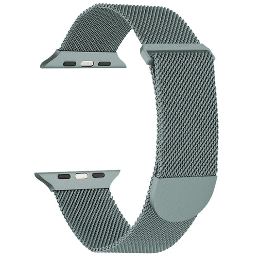 For Apple Watch 42mm Milanese Metal Magnetic Watch Band(Pine Green) - Watch Bands by PMC Jewellery | Online Shopping South Africa | PMC Jewellery