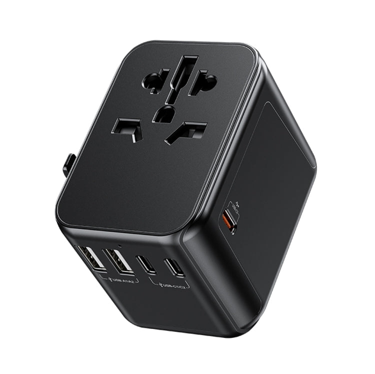 WK WP-U03 30W Multi Plug Travel Charger(Black) - Plug Adaptor by WK | Online Shopping South Africa | PMC Jewellery | Buy Now Pay Later Mobicred