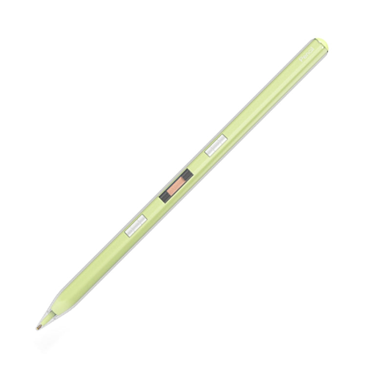 P10s Transparent Case Wireless Charging Stylus Pen for iPad 2018 or Later(Light Green) - Stylus Pen by PMC Jewellery | Online Shopping South Africa | PMC Jewellery