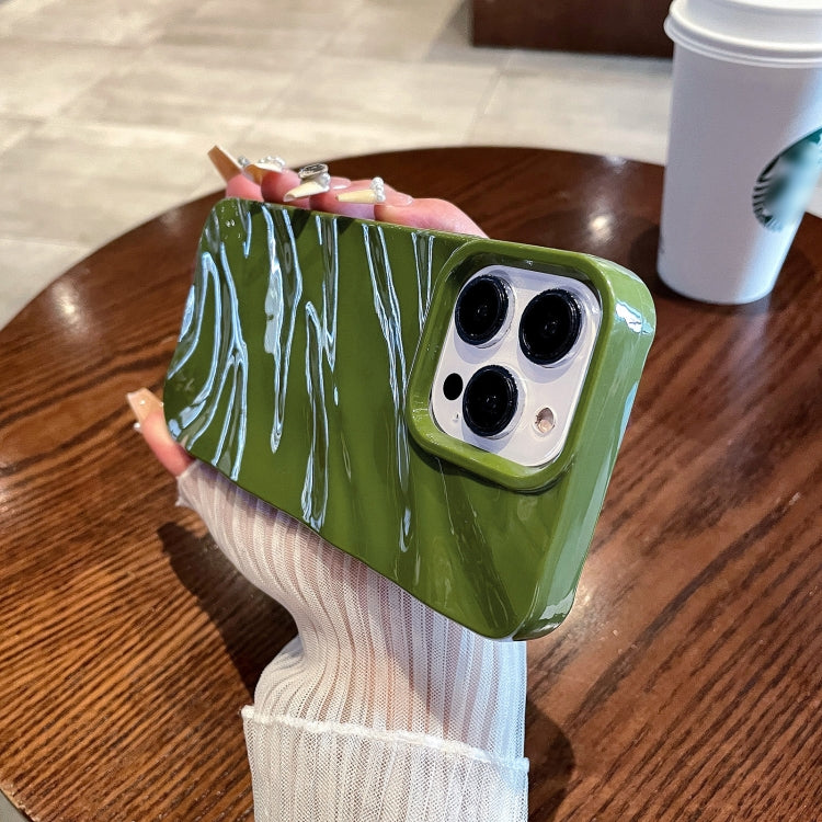 For iPhone 14 Pro Max Solid Color Wave Texture TPU Phone Case(Green) - iPhone 14 Pro Max Cases by PMC TechLife | Online Shopping South Africa | PMC TechLife