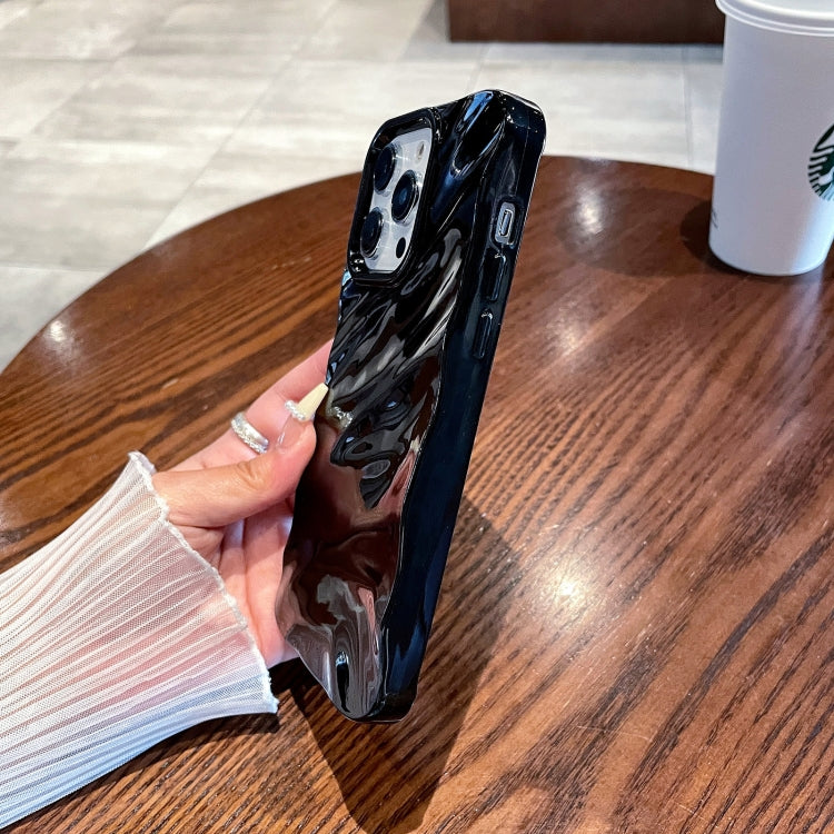 For iPhone 14 /13 Solid Color Wave Texture TPU Phone Case(Ginger) - iPhone 14 Cases by PMC TechLife | Online Shopping South Africa | PMC TechLife