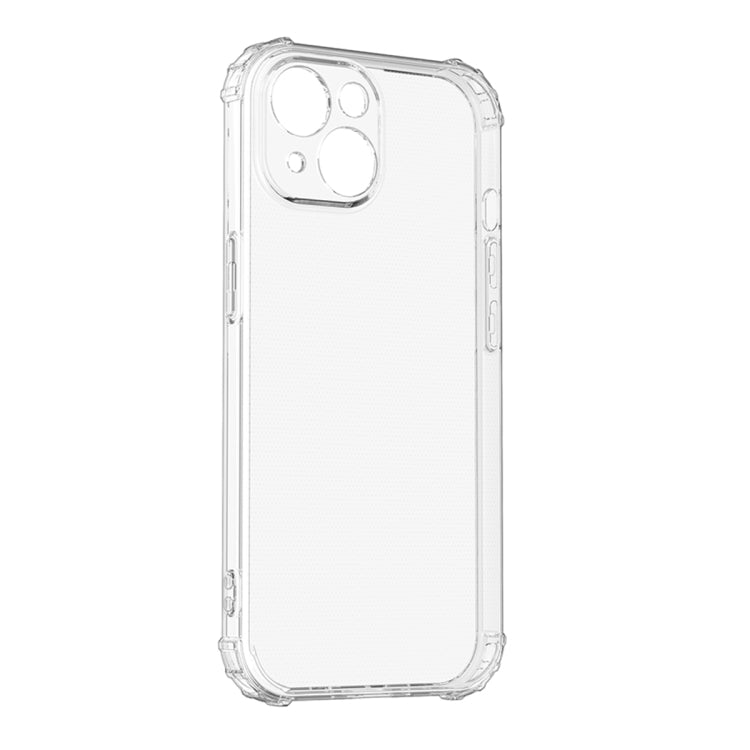 For iPhone 15 Four-Corner Shockproof Clear TPU Phone Case(Transparent) - iPhone 15 Cases by PMC Jewellery | Online Shopping South Africa | PMC Jewellery