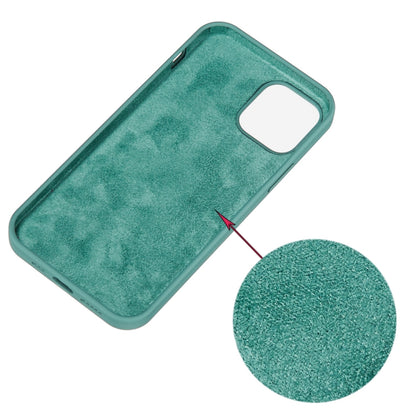 For iPhone 15 Plus Solid Color Silicone Phone Case(Pine Needle Green) - iPhone 15 Plus Cases by PMC Jewellery | Online Shopping South Africa | PMC Jewellery