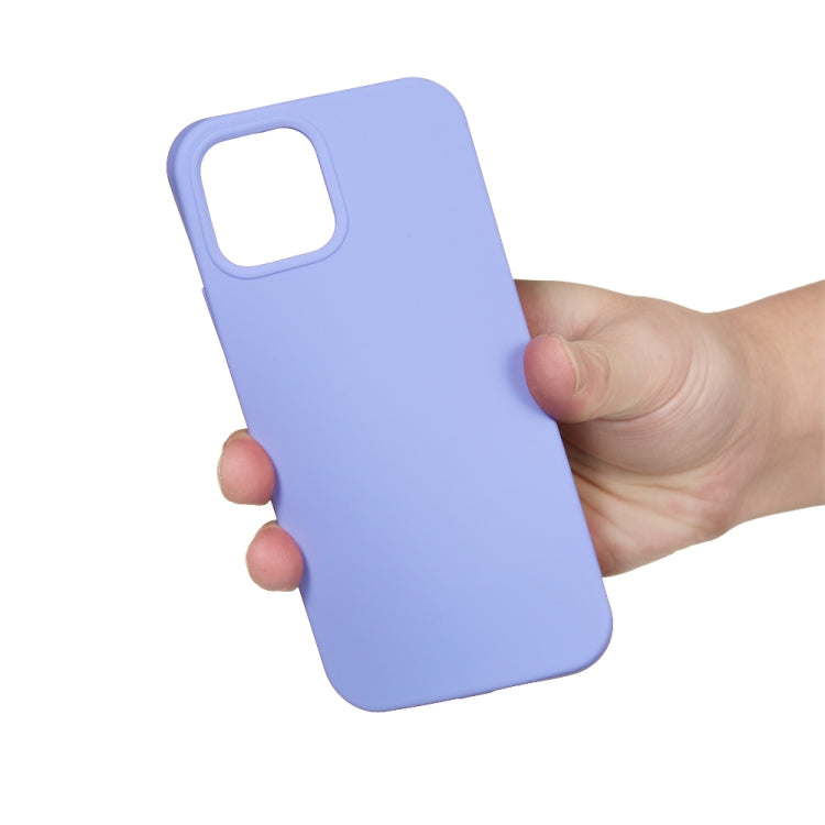 For iPhone 15 Pro Solid Color Silicone Phone Case(Purple) - iPhone 15 Pro Cases by PMC TechLife | Online Shopping South Africa | PMC TechLife