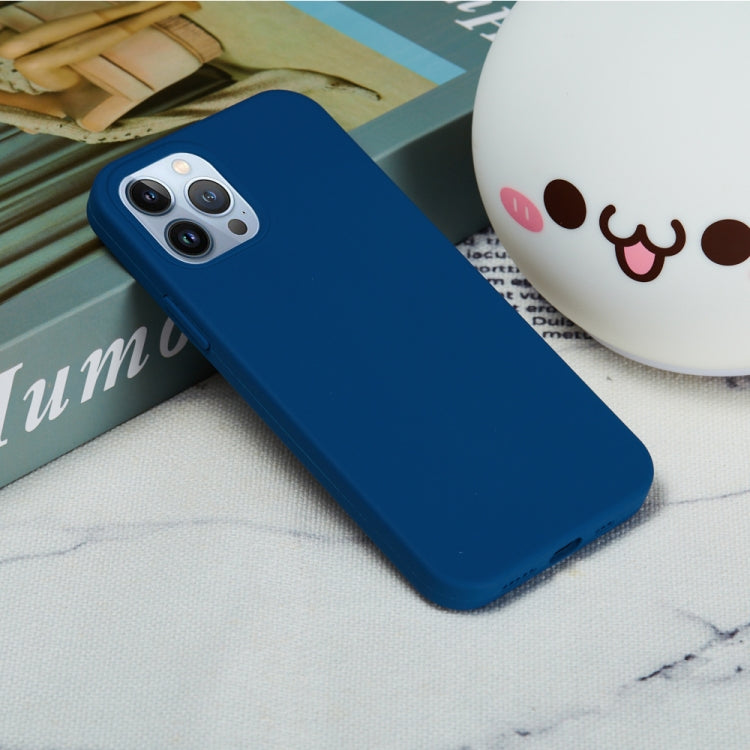 For iPhone 15 Pro Max Solid Color Silicone Phone Case(Cobalt Blue) - iPhone 15 Pro Max Cases by PMC TechLife | Online Shopping South Africa | PMC TechLife