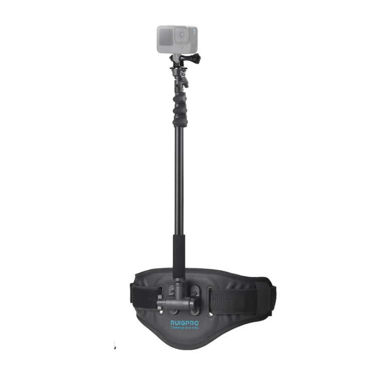 RUIGPRO Waist Belt Mount Strap With Adapter & Selfie Stick - Chest Belt by RUIGPRO | Online Shopping South Africa | PMC TechLife