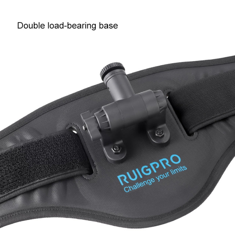 RUIGPRO Waist Belt Mount Strap With Adapter & Selfie Stick - Chest Belt by RUIGPRO | Online Shopping South Africa | PMC TechLife