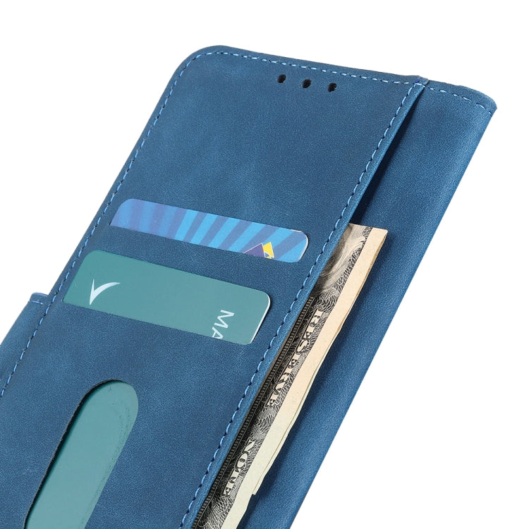 For iPhone 15 Plus KHAZNEH Retro Texture Leather Phone Case(Blue) - iPhone 15 Plus Cases by PMC TechLife | Online Shopping South Africa | PMC TechLife | Buy Now Pay Later Mobicred