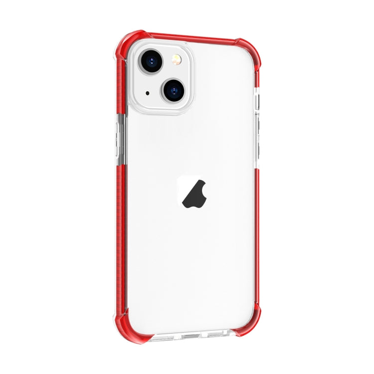 For iPhone 15 Four-corner Shockproof TPU + Acrylic Phone Case(Red) - iPhone 15 Cases by PMC Jewellery | Online Shopping South Africa | PMC Jewellery