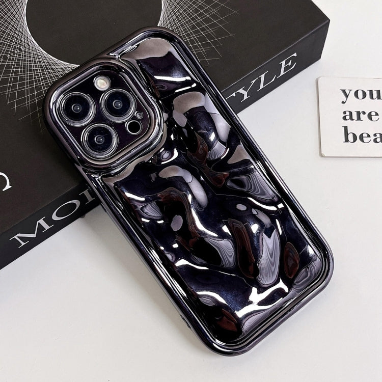 For iPhone 13 Pro Max Electroplating Meteorite Texture TPU Phone Case(Black) - free shipping - PMC TechLife - Order now!