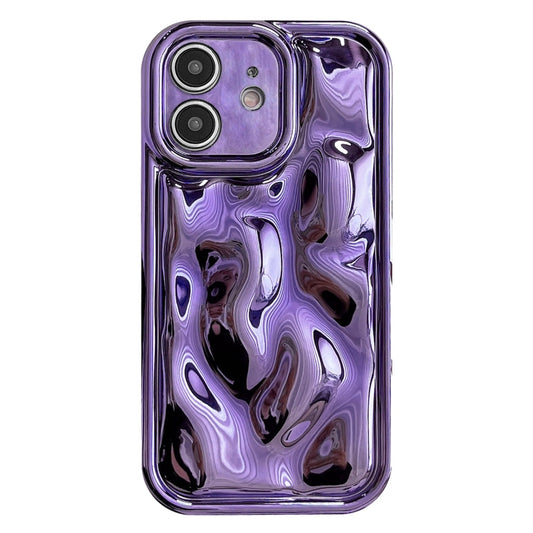 For iPhone 11 Electroplating Meteorite Texture TPU Phone Case(Purple) - iPhone 11 Cases by PMC Jewellery | Online Shopping South Africa | PMC Jewellery