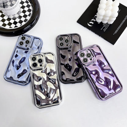 For iPhone 6 Plus / 6s Plus Electroplating Meteorite Texture TPU Phone Case(Purple) - More iPhone Cases by PMC Jewellery | Online Shopping South Africa | PMC Jewellery