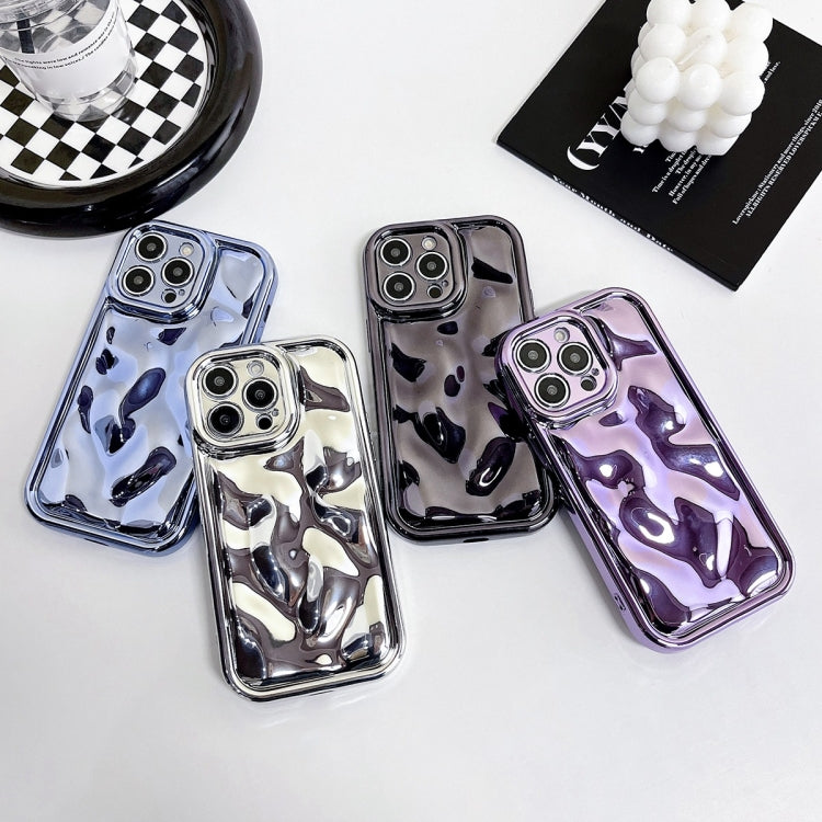 For iPhone 11 Pro Max Electroplating Meteorite Texture TPU Phone Case(Silver) - free shipping - PMC TechLife - Order now!