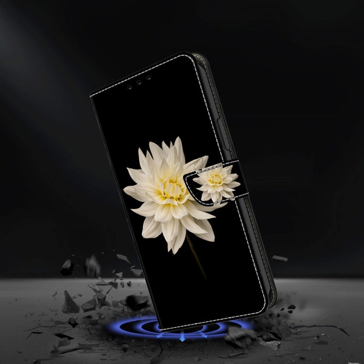For Xiaomi Redmi 9 Crystal 3D Shockproof Protective Leather Phone Case(White Flower) - free shipping - PMC TechLife - Order now!
