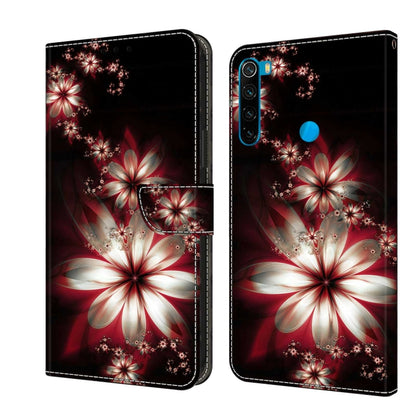 For Xiaomi Redmi Note 8 Crystal 3D Shockproof Protective Leather Phone Case(Fantastic Flower) - Xiaomi Cases by PMC Jewellery | Online Shopping South Africa | PMC Jewellery