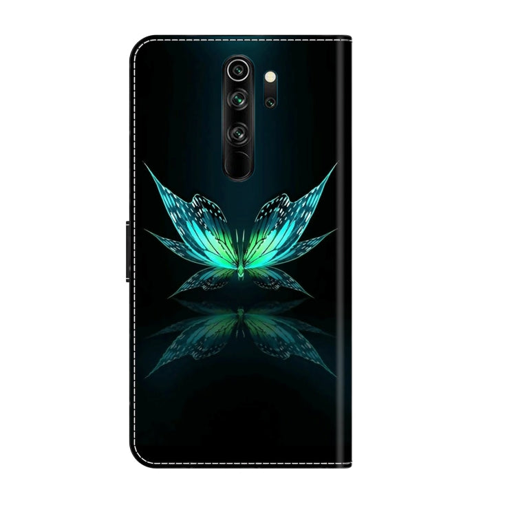 For Xiaomi Redmi Note 8 Pro Crystal 3D Shockproof Protective Leather Phone Case(Reflection Dutterfly) - Xiaomi Cases by PMC Jewellery | Online Shopping South Africa | PMC Jewellery